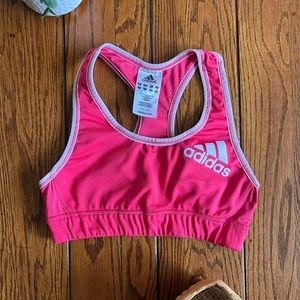 Adidas Pink Racerback Sports Bra